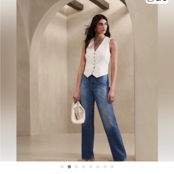 Banana Republic Denim - Banana Republic Women’s Mid-Rise Stovepipe Button Fly Jeans Size 27